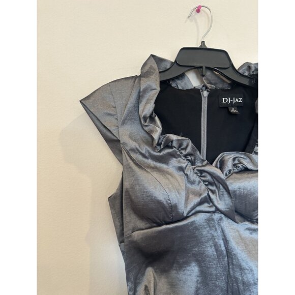 Office Siren DJ-Jaz Dress Metallic Finish Size 12 - Picture 5 of 9